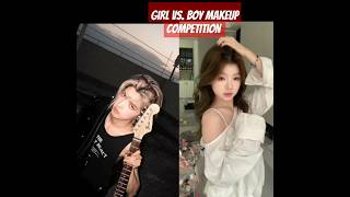 Korean boy and girl makeup transformations challenge boy makeup viral short [upl. by Launame661]