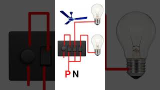 Electrical one bedroom light💡 wiring connection [upl. by Renfred]