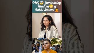 Jamie Lever🤦 doing Mimicry of Rakhi Sawant😆 mimicry ytshorts viral rakhisawant [upl. by Arded]