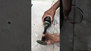 How to make powerful Grindr Dc DC motor productelecrical magnate electic experiment welding DC [upl. by Ennaitsirhc]