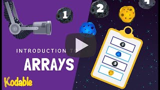 What are Arrays Coding for kids  Kodable [upl. by Eryn]