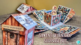 Crafting a Santas Workshop Surprise Box ready for Christmas [upl. by Denys]