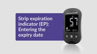 CareSens Dual Blood Glucose Meter  Strip expiration indicator 2 [upl. by Ronaele]