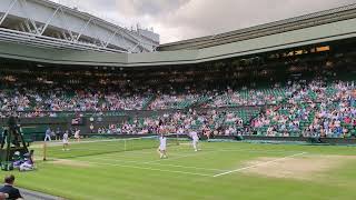 Wimbledon 24 🇨🇭 Hingis  🇧🇪 Clijsters Third Match Point [upl. by Lehrer]