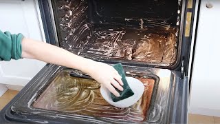 How To Clean Your Oven With Baking Soda And Vinegar [upl. by Breena]