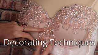 Sewing Couture Wedding Dresses for Beginners how to make a wedding gown [upl. by Dloniger]