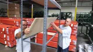 How to Set Up Boltless Shelving Rivet System 2 3 amp 5 [upl. by Ander]