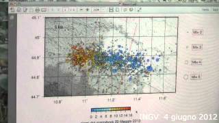 Sequenza sismica in Pianura Padana 2012 il terremoto di magnitudo 51 del 3 giugno [upl. by Eulalia]