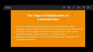 Purposive Communication Communication and Globalization [upl. by Acenahs]