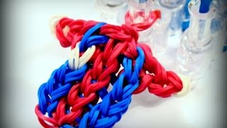 Loom Bands deutsch  Bastelanleitung Trikot FC Bayern München  9999 Dinge basteln [upl. by Scutt]