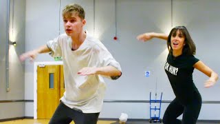 HRVY learns to jive Strictly Come Dancing 251020 [upl. by Key]