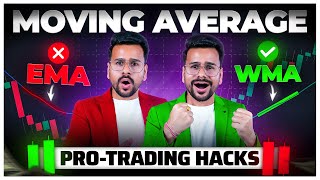 PROTRADING Moving Average Indicator HACKS  EMA amp WMA Trading Strategy  Share Market Trading [upl. by Eilrebma]