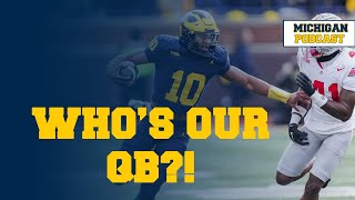 TOP 5 SPRING FOOTBALL 2024 Questions  Michigan Podcast 261 [upl. by Llevrac]