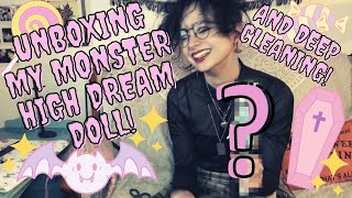 Unboxing and Deep Cleaning my Monster High Dream Doll [upl. by Ehtyaf]