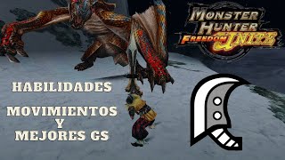 Guía avanzada de Gran Espada Great Sword Monster Hunter Freedom Unite MHFU [upl. by Eam]