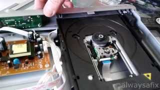 DVD player will not eject easy fix [upl. by Drarreg79]