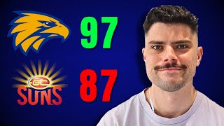 Eagles 9787 Gold Coast  AFL Round 21 [upl. by Verneuil536]