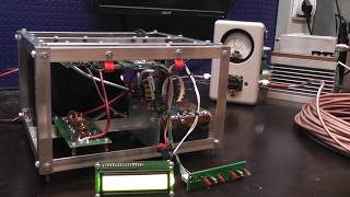 Test VHF power amplifier 1000W BLF188XR water cooling [upl. by Eilrak]