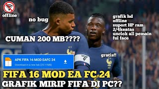 Download FIFA 16 M0D EA FC 24 Terbaru Grafik HD Offline New Update eafc24 fifa23 [upl. by Maitland]