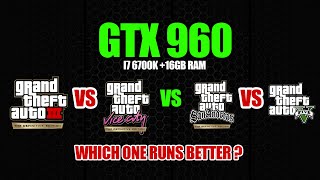 GTX 960 I7 6700K  16GB RAM GTA SERIES [upl. by Farra]