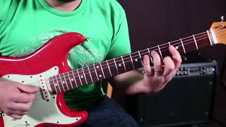 Jimi Hendrix 3 note chord licks [upl. by Wain]