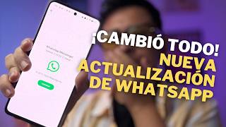 ¡WHATSAPP SE ACTUALIZÓ 📲💥Nuevas funciones llegan a la app Novedades 2024 [upl. by Aiuqenehs]