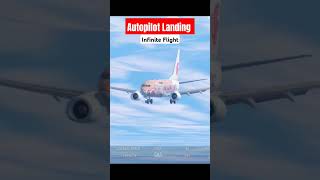 INFINITE FLIGHT AUTOPILOT LANDING gaming flightsimulatorgame flightsimulator aviation [upl. by Nezah]