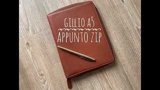 New Gillio Firenze A5 Appunto Zip Planner [upl. by Searby549]