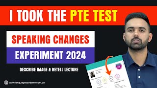 PTE Speaking Changes 2024  Working Describe Image and Retell Lecture Templates  Language Academy [upl. by Grindle]