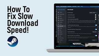 How to Fix Steam Slow Download Speed easy [upl. by Isdnyl]