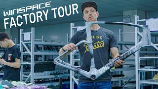 The Best CARBON Bikes Made in CHINA  WINSPACE Factory Tour [upl. by Drawd]