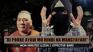 Fliptop Won Minutes Luzon 2  Effective Bars amp Punchlines Part 1 [upl. by Chil]