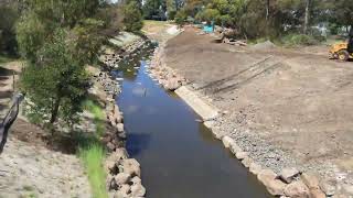 Reimagining Moonee Ponds Creek September – December 2023 Timelapse [upl. by Anwahsit]