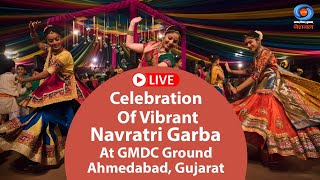 LIVE  Celebration Of Vibrant Navratri Garba At GMDC Ground Ahmedabad Gujarat  7th October 2024 [upl. by Oirad]