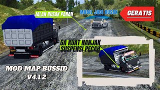 RILIS LAGI‼️MOD MAP BUSSID V412—BROMO VERSI TAMBANG  Bus simulator Indonesia [upl. by Alegnave]