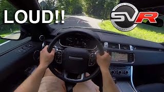 Range Rover Sport SVR Sound Acceleration LOUD POV  50 V8 Supercharged [upl. by Seadon]