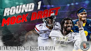 GET READY for the 2025 NFL Draft Round 1 Mock Draft [upl. by Drahser]