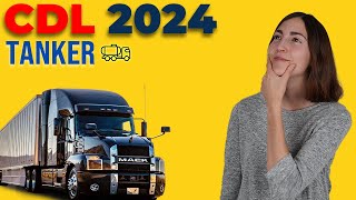 CDL Tanker Test 2024 60 Questions with Explained Answers [upl. by Kora]