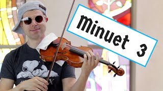 Minuet No 3  Suzuki Violin Book 1 [upl. by Terrence]