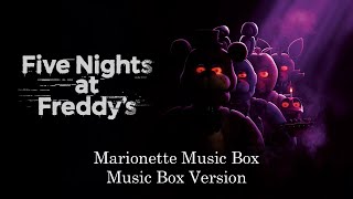 Marionette Music Box The Grandfather Clock  Five Nights at Freddys 2  Music Box 1 Hour Loop [upl. by Dolan]