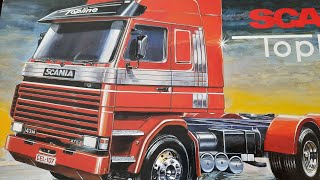 italeri scania 143m 500 4x2 topline building 124 italeri [upl. by Polik884]