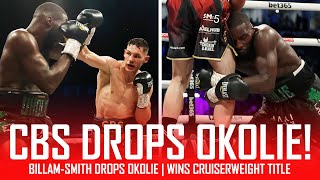 BillamSmith DROPS Okolie Wins WBO Cruiserweight Title Post Fight Review NO FOOTAGE [upl. by Ayatnohs]