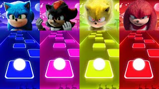 Sonic ⛔️ Shadow ⛔️ Super Sonic ⛔️ Knuckles  Coffin Dance Cover  Tileshop EDM Rush [upl. by Dorsey]