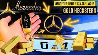 Mercedes Stern am Heck entfernen amp Tauschen  24K Vergoldung  Goldstern  Autoschlüssel  Heckstern [upl. by Garett]