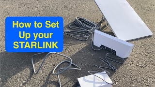 How to SET UP your STARLINK  Step by step tutorial  Popple People  Episode 107 [upl. by Steere]