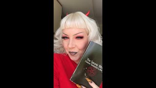 The Satanic Bible 1 Minute Book Summary  Happy Halloween shorts [upl. by Theta]