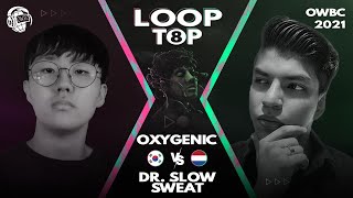 OXYGENIC vs DR SLOW SWEAT  Online World Beatbox Championship 2021 Loopstation Battle  Top 8 [upl. by Aufa]