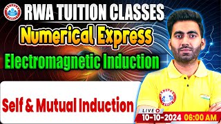 Class 12 Physics Electromagnetic Induction  Self amp Mutual Induction  12th Physics Numerical [upl. by Yebot335]