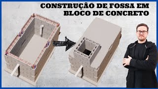 PASSO A PASSO COMO CONSTRUIR UMA FOSSA SÉPTICA OU TANQUE SÉPTICO [upl. by Noemi599]