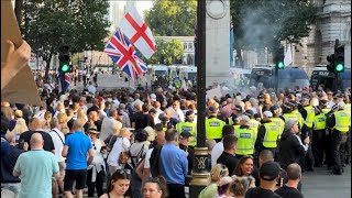 London Protest 31 July 2024  Enough is Enough FULL Event police protest arrests saveourkids ig [upl. by Nosneh445]